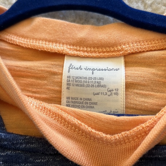 First Impressions baby boy outfit - Picture 2 of 5